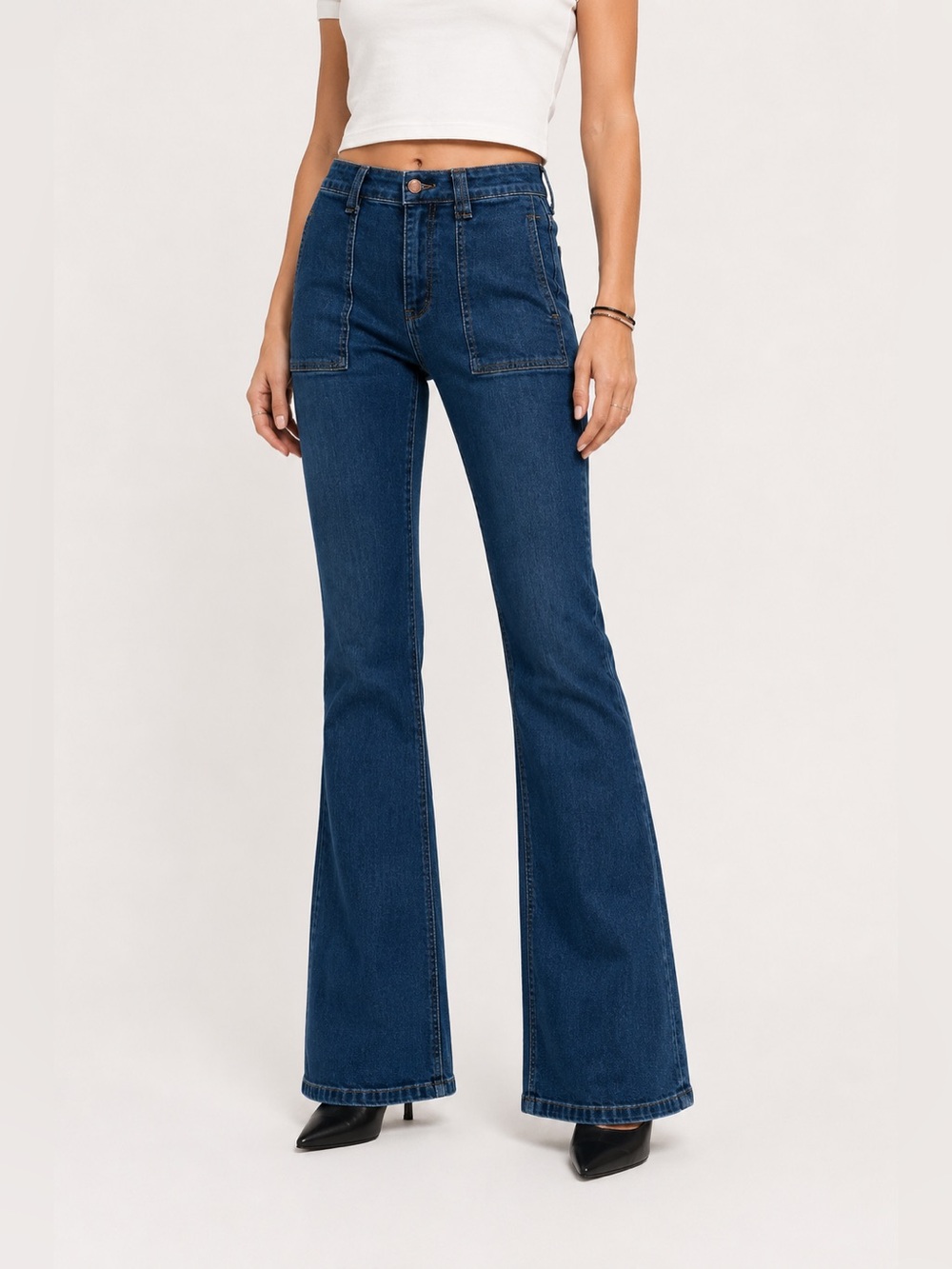 Anthropologie Pilcro Utility High-Rise Bootcut Jeans - Size 29 Tall